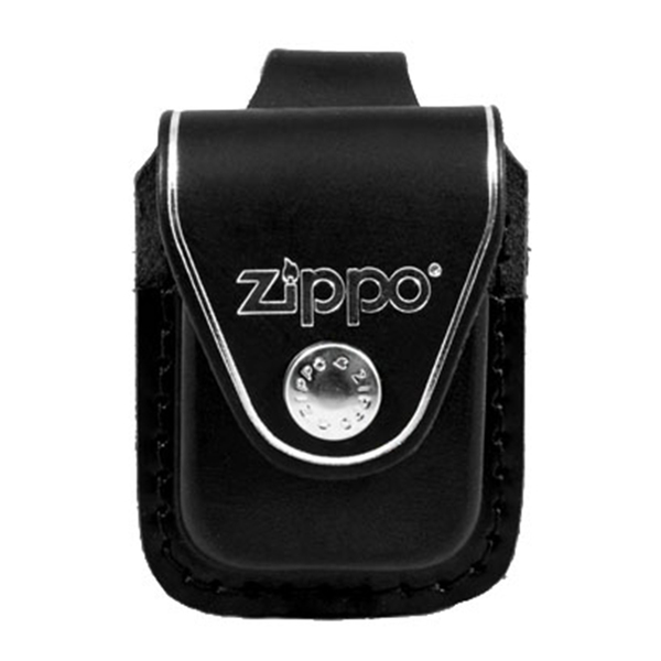 Чехол для зажигалки "Zippo" black натуральная кожа