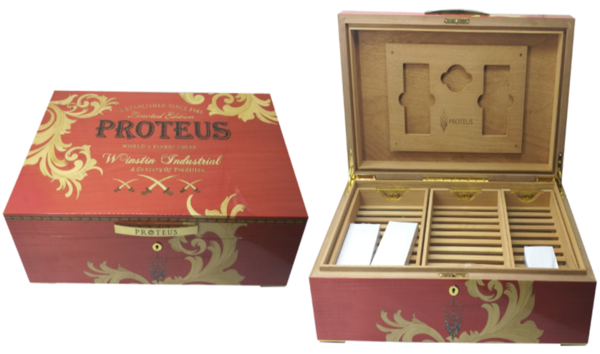 Хьюмидор Proteus, красный