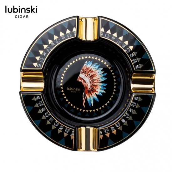 Пепельница на 4 сигары Lubinski YJA-20031-BK
