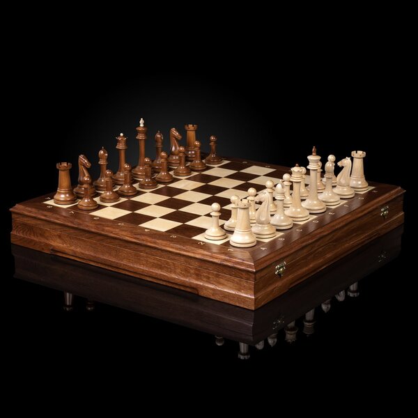 Шахматы "Стаунтон Фаворит" (темная доска)