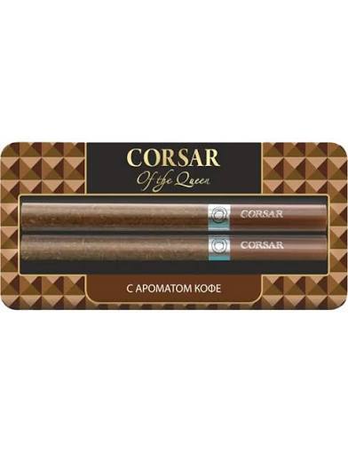 Сигариллы с фильтром CORSAR OF THE QUEEN с ароматом кофе блистер