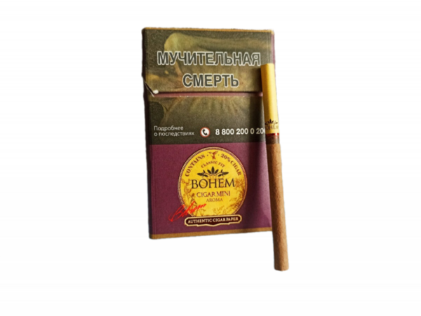 Сигариллы с фильтром BOHEM Cigar Mini Aroma
