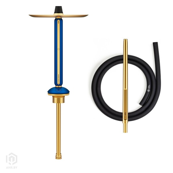 Шахта Alpha Hookah Echo Gold Sapphire Blue