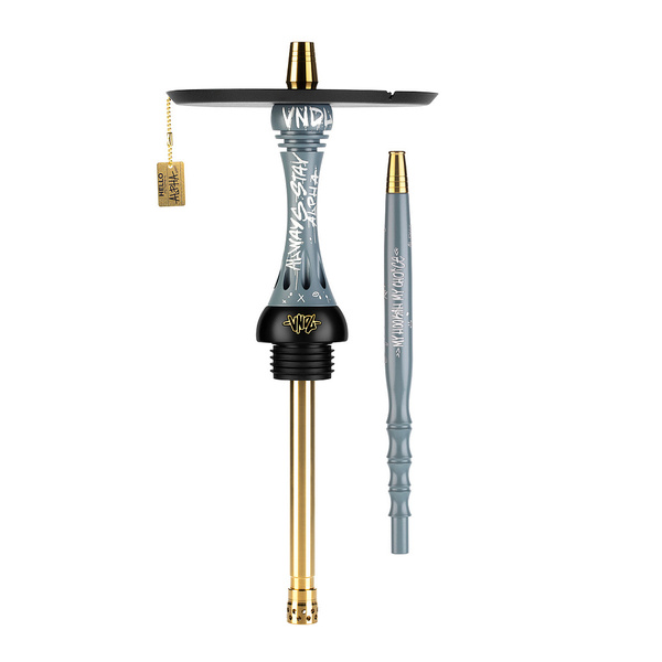 Шахта ALPHA HOOKAH MODEL X SS Vandal Nardo Grey